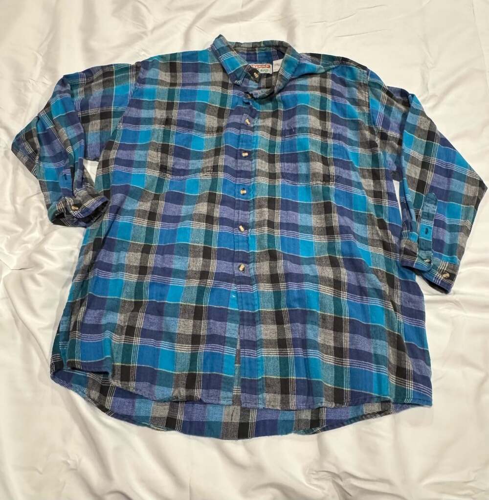 Vintage 80’s McGregor Classics Plannel Button-Up Size 2XL flannel